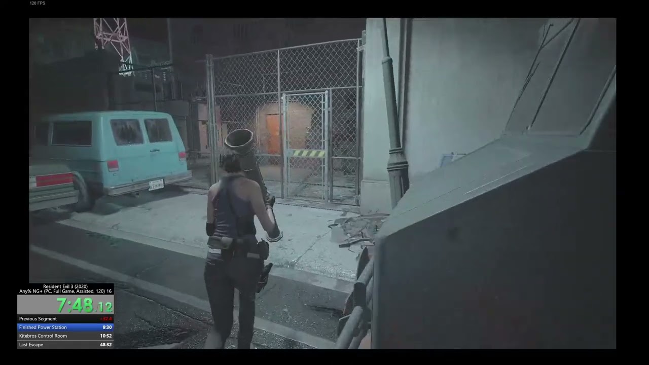 Resident Evil 3 (2020) Any% NG+ (PC) Speedrun - 00.54:28