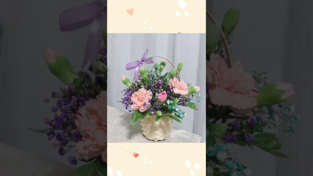 插花 #母親節小花籃 #flower  #floral #cắm hoa #gubahan bunga #生活花藝  #花艺  #花 #ikebana  #꽃 #yvoty &ntilde;emohenda