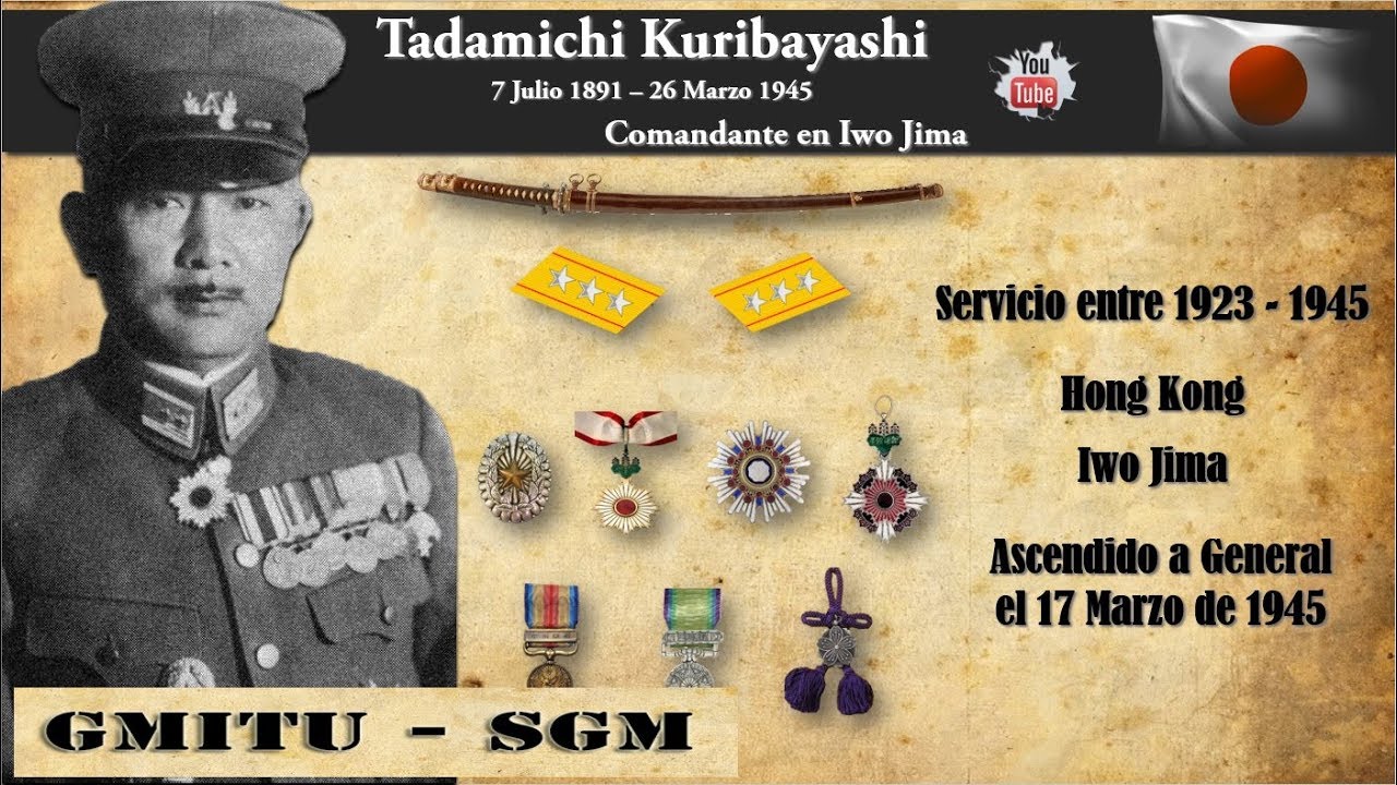 Tadamichi Kuribayashi - Comandante de Iwo Jima