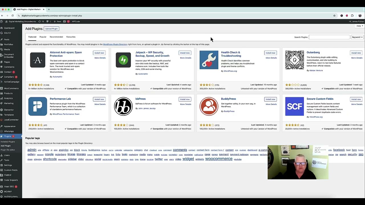 Plugin Del Kit Del Sito Di Google - Digital Marketing Training - James Pybus