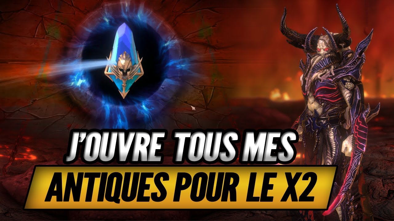 Je fais Tapis pour le x2 Antiques ! - Raid Shadow Legends