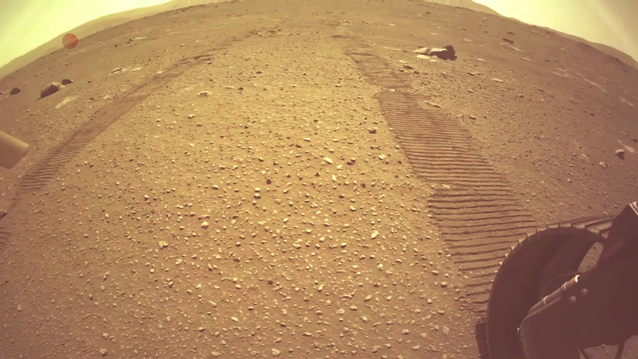 O Perseverance Rover capturou a Lua de Marte (Phobos OU Deimos) e o Sol em 7 de mar&ccedil;o de 2021