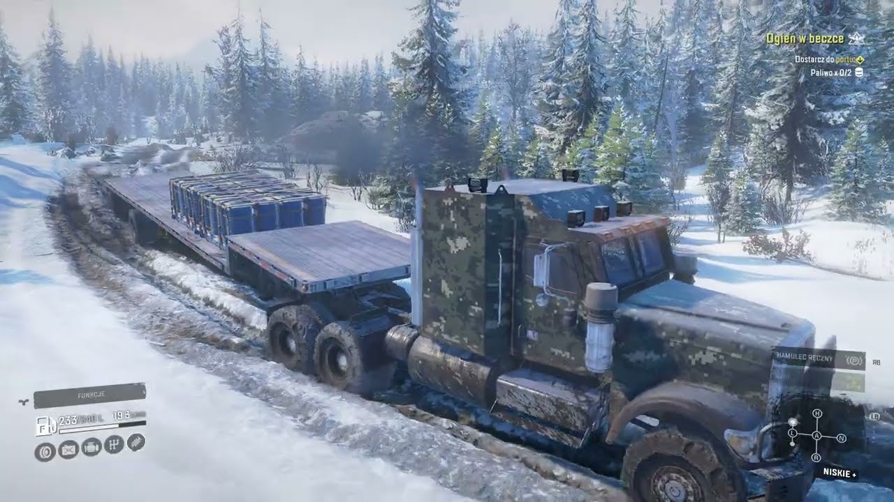 Navistar 5000-MV Paliwo. Ogień w Beczce / SnowRunner