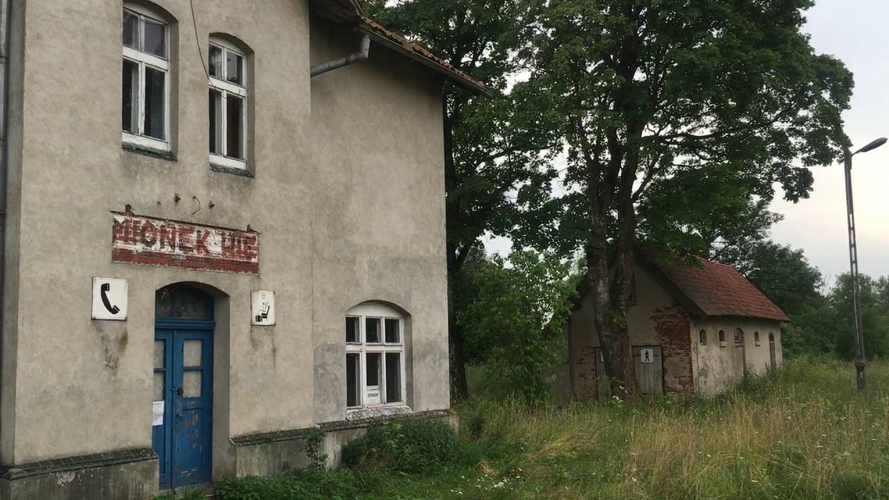 Pociąg relacji Kętrzyn - Węgorzewo na stacji Kamionek Wlk