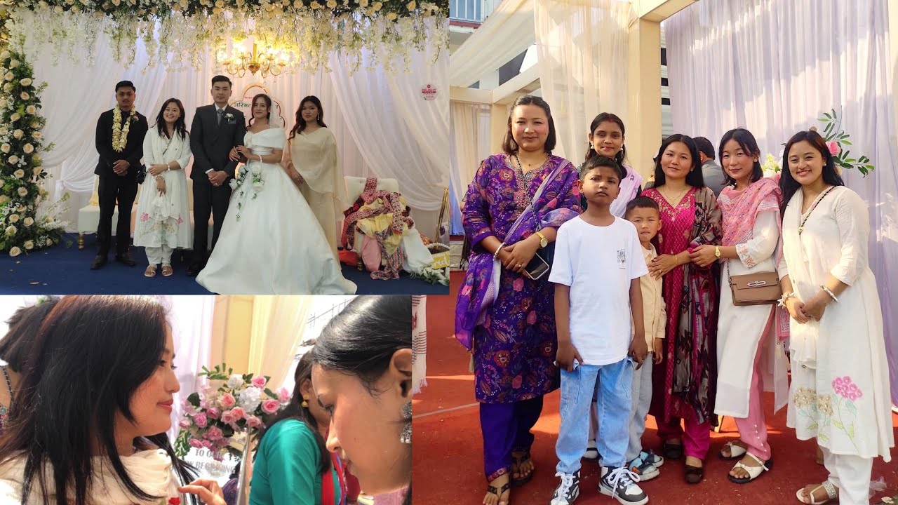 Bahini ra juwaiko bihe khanu church ⛪️ tira hami @SusmaRai-p4g 