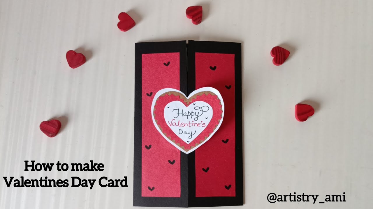 How to Make a Valentine’s Day Card | Easy DIY Handmade Card | Diy Valentine's Card |Valentines Card 