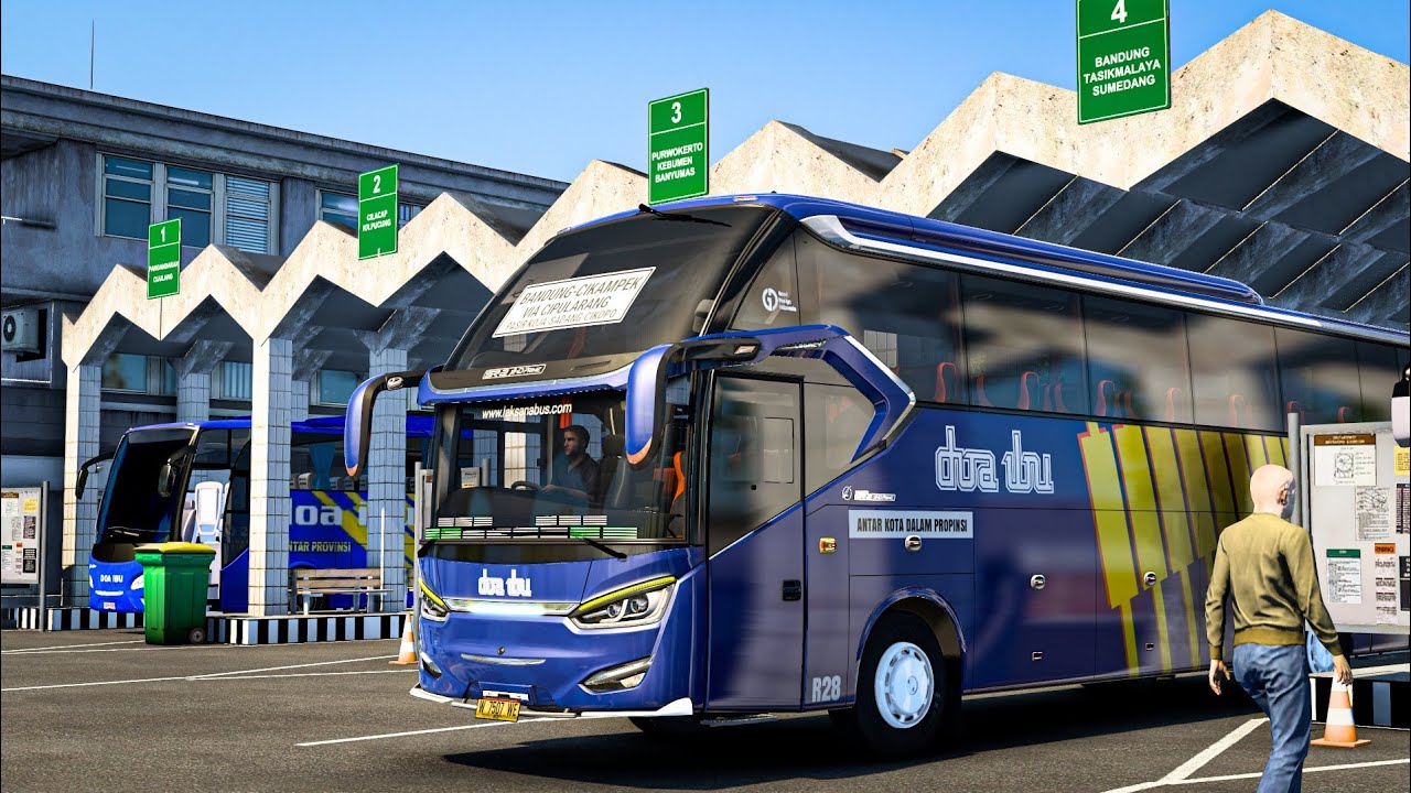 MAP FREE DETAIL‼️- Trip Banjar - Ciamis W/ Bus Doa Ibu SR2 | ETS 2 Indonesia