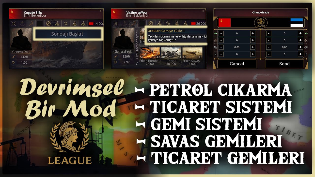 THE BEST MOD IN THE GAME! - Oil, Ships, Trade | League Mod - Age of History 3