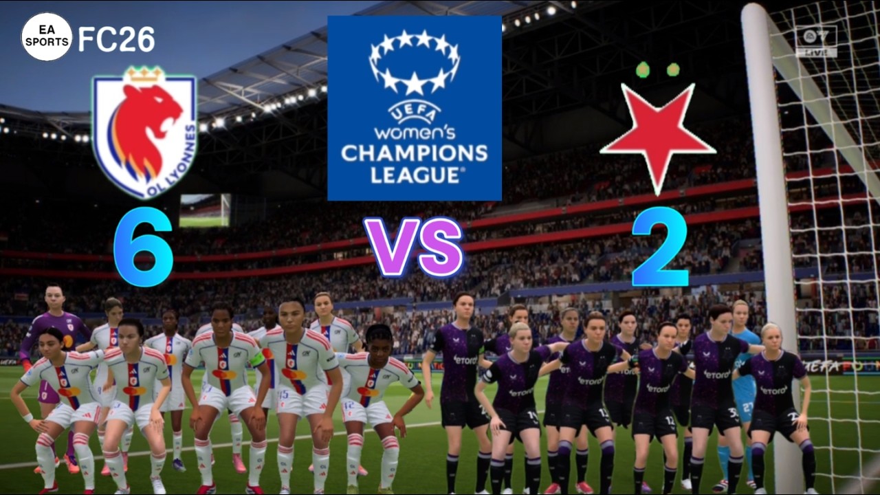 (EA SPORTS) FC26 UEFA Women's Champions League SK Slavia Prague VS Olympique Lyonnais Féminines