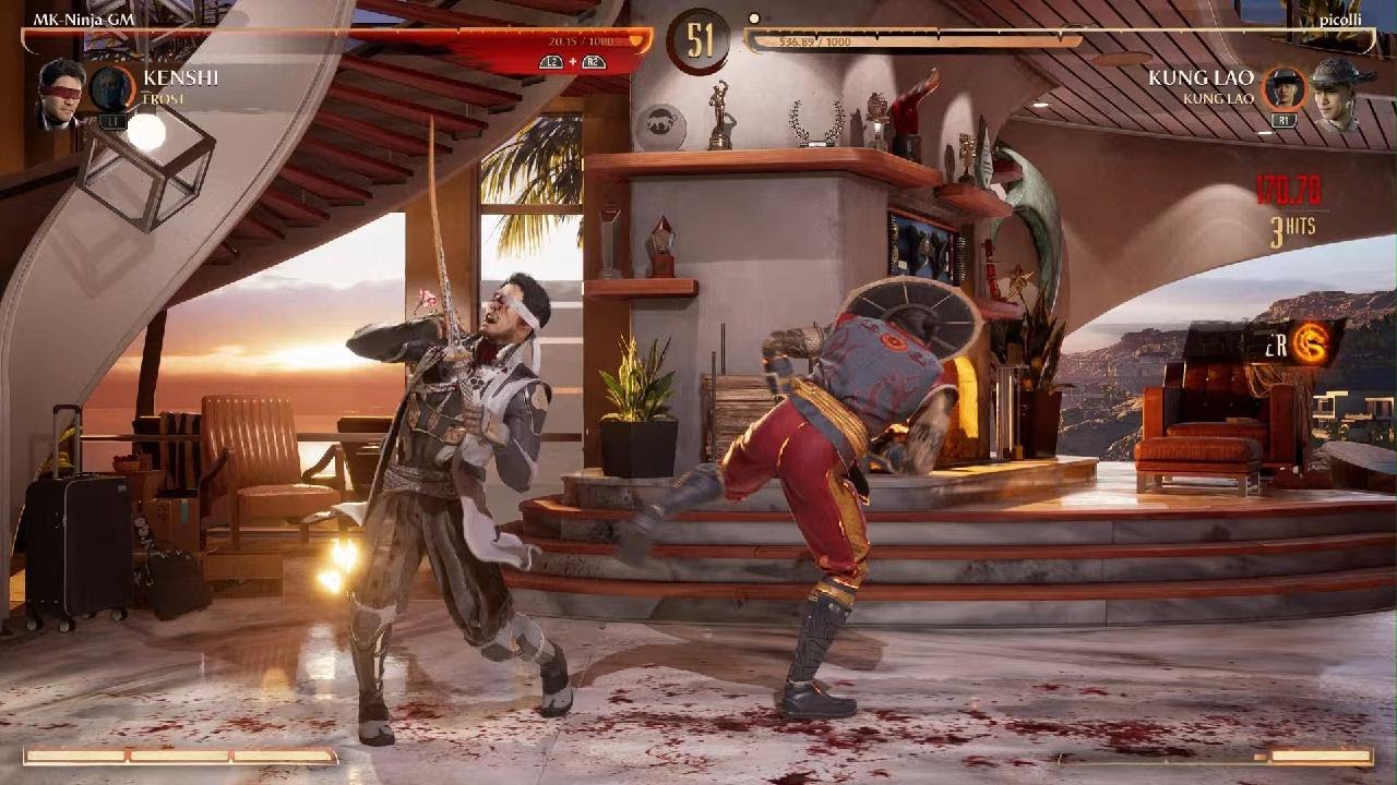 Mortal Kombat 1 Kenshi vs Raiden