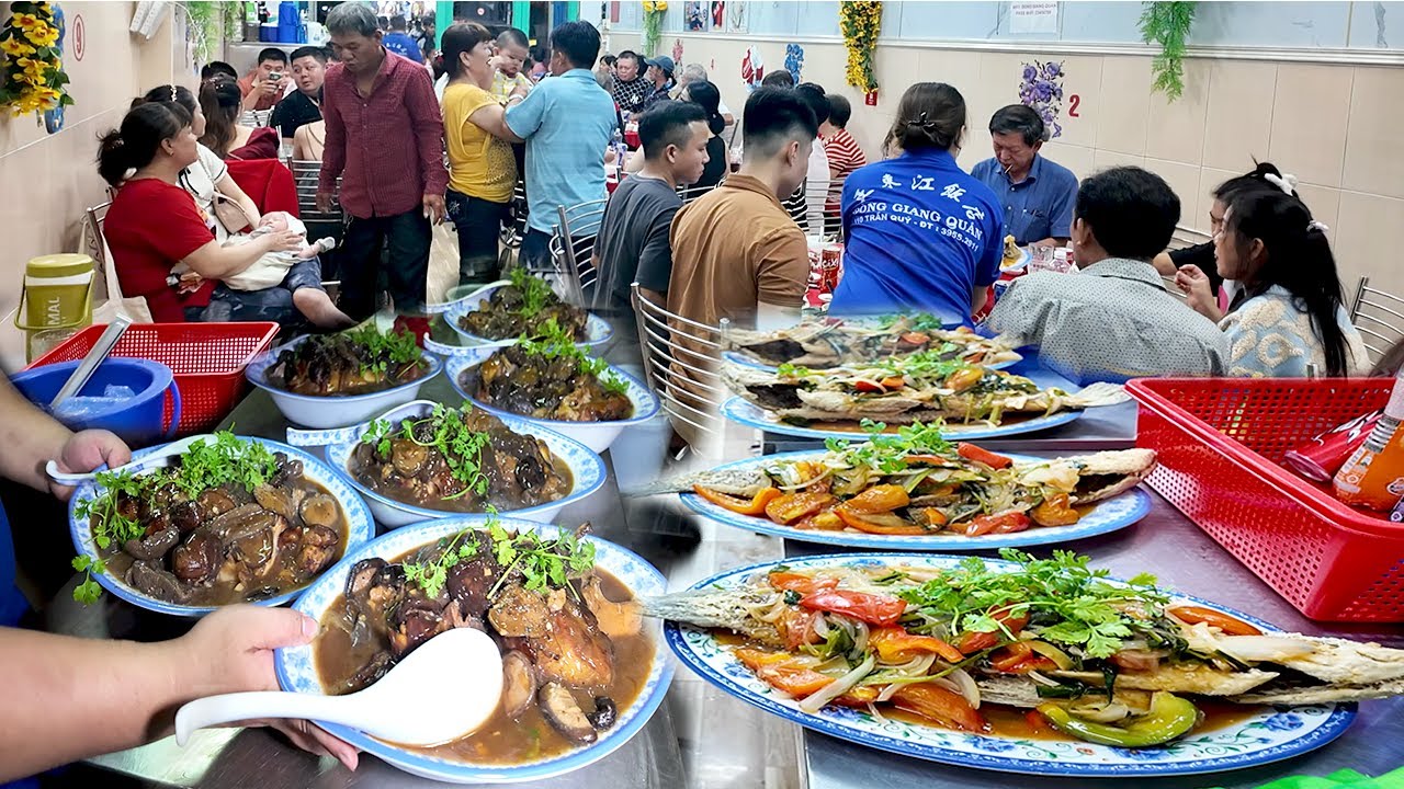 Ch.oáng Với Quán Ăn Của Người Hẹ Menu hơn 100 Món Cận Cảnh Quy Trình Chế Biến Món Ăn Cực Hay