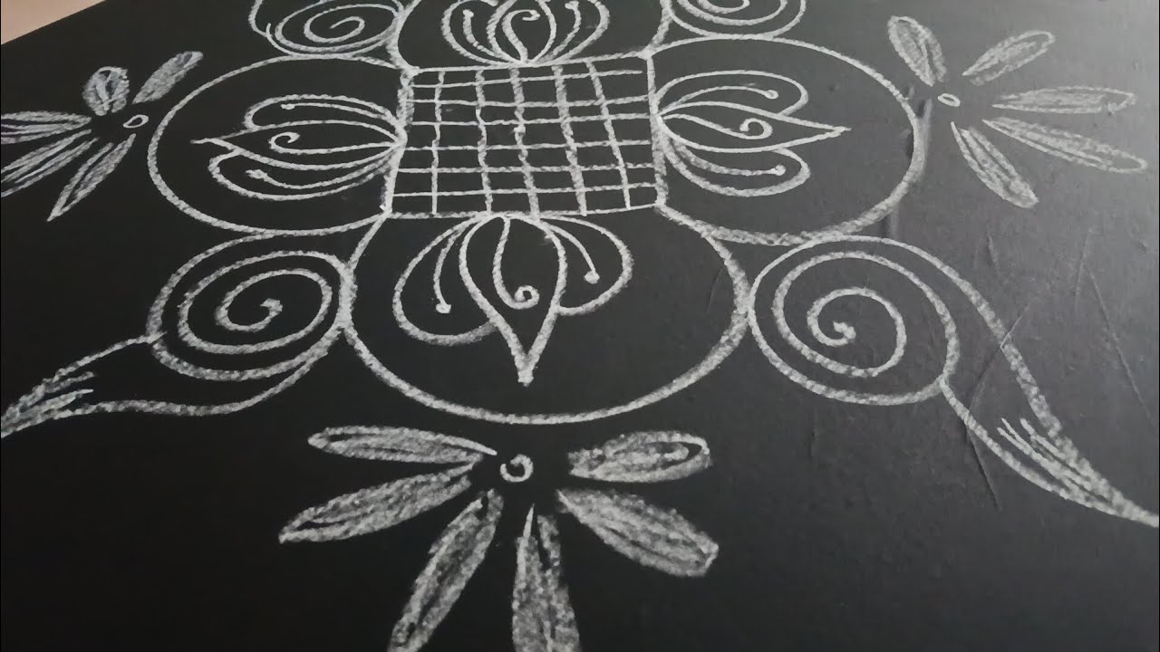 Daily simple muggulu🌺🌺 5×3 muggulu||easy rangoli designs#rangoli#muggulu#