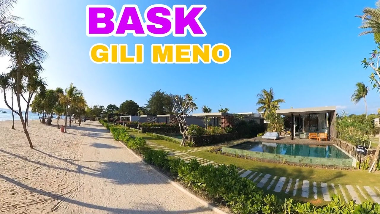 Bask - A newly opened resort in Gili Meno, Gili islands, Indonesia
