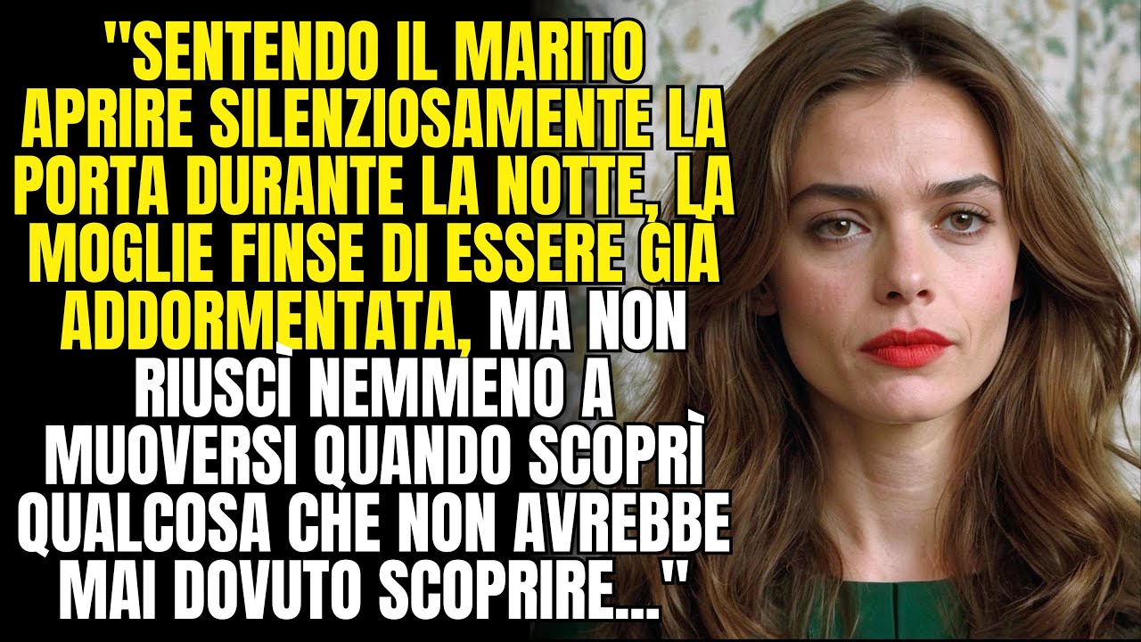 🔴Facendo finta di dormire quando il marito è arrivato tardi, ha scoperto qualcosa di incredibile...