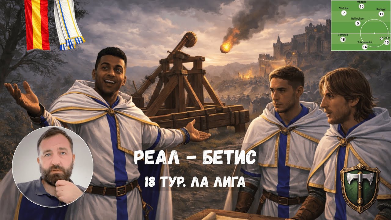 "Реал" - "Бетис" 18 тур. 2025-2026 гг. Чемпионат Испании. Впечатления от матча.