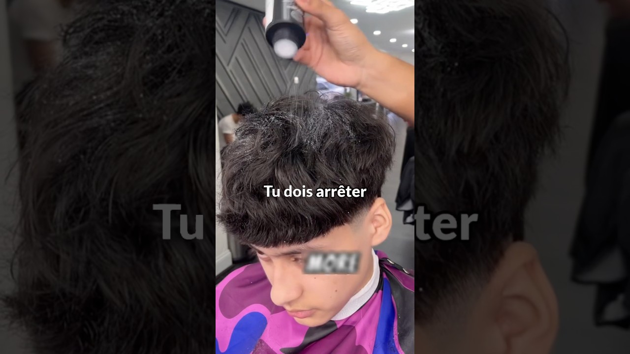 N&rsquo;utilise pas la poudre comme &ccedil;a ‼️‼️#texturepowder #poudre #barbershop #barber #hair
