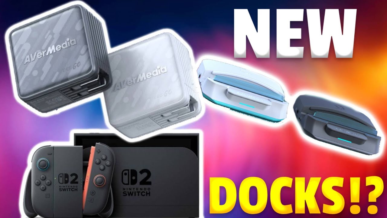 Nintendo Switch 2 Owners NEED THIS! AVerMedia GO Series Switch 2 Docks