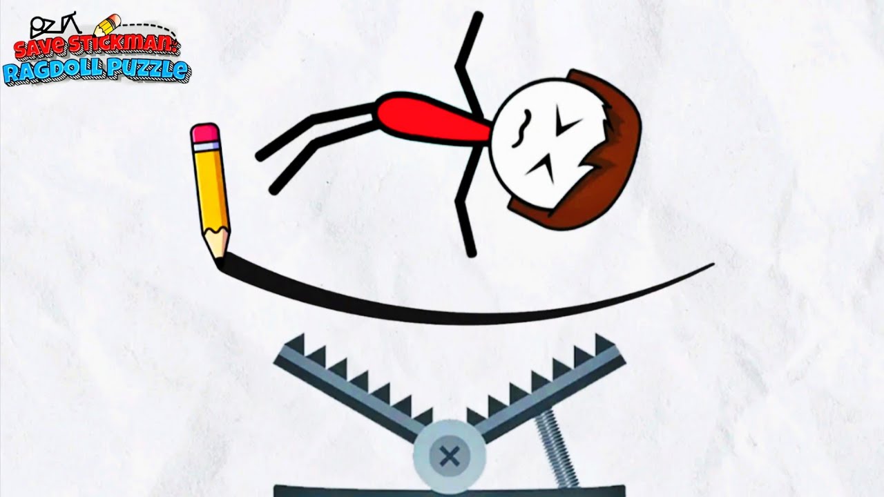 STICKMAN RAGDOLL WITH DRAWING PUZZLES 