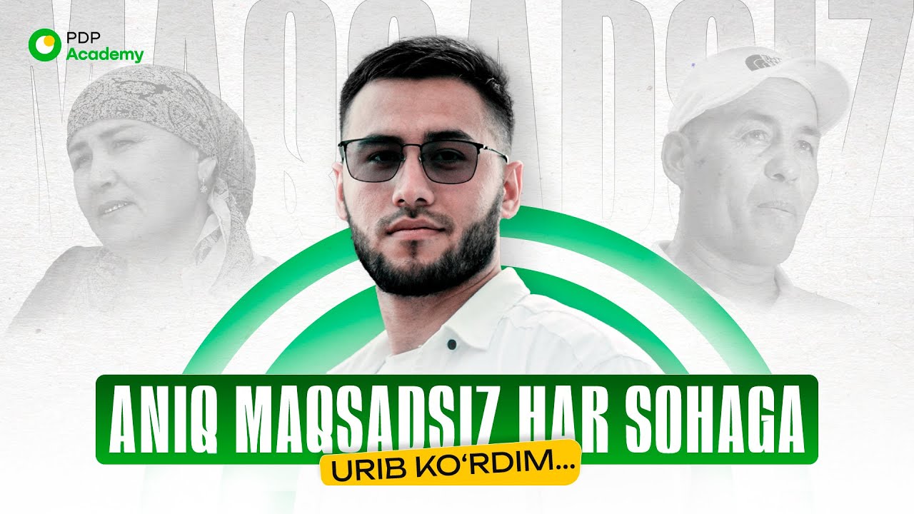 Aniq maqsadsiz har sohaga urib ko‘rdim... | Javohir Panjiyev