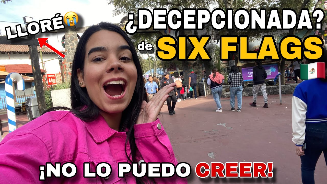 Por Primera VEZ😱 CUBANA 🇨🇺en SIX FLAGS🎢El PARQUE Más FAMOSO de MEXICO🇲🇽JAMÁS Había Vivido ESTO