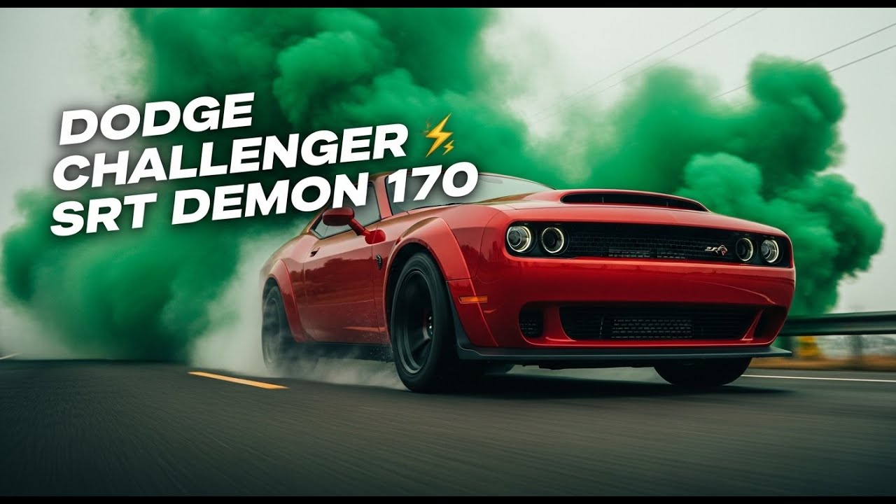 Supercharged Street Legal Ethanol Powerhouse - Dodge Challenger SRT Demon 170 2023