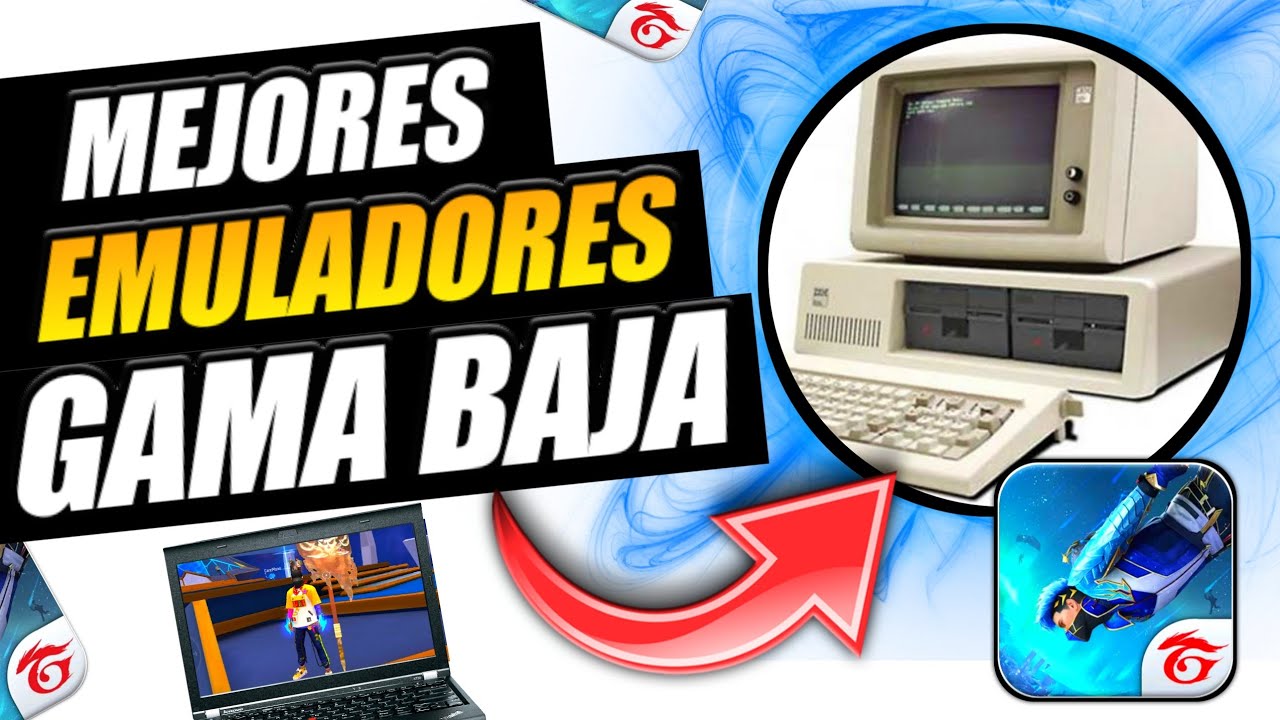 🔴TOP 7 MEJORES EMULADORES PARA PC DE BAJOS RECURSOS 2025 #freefire