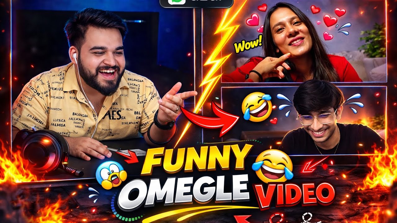 Funny Omegle videos 🔥with boy 👦 and girl 👧 crazy reaction 🔥@darpan_is_live 