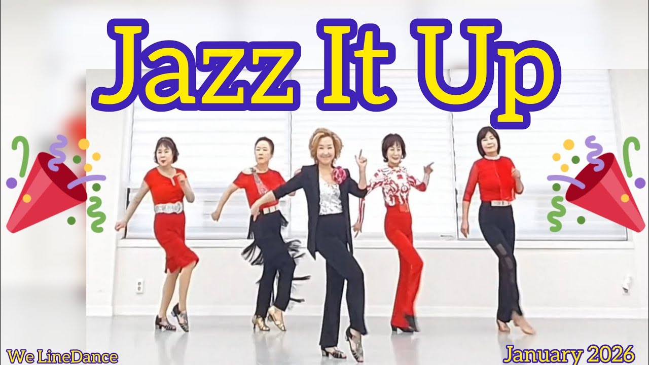 Jazz It Up linedance - improver level  - Rob Fowler  - January 2026