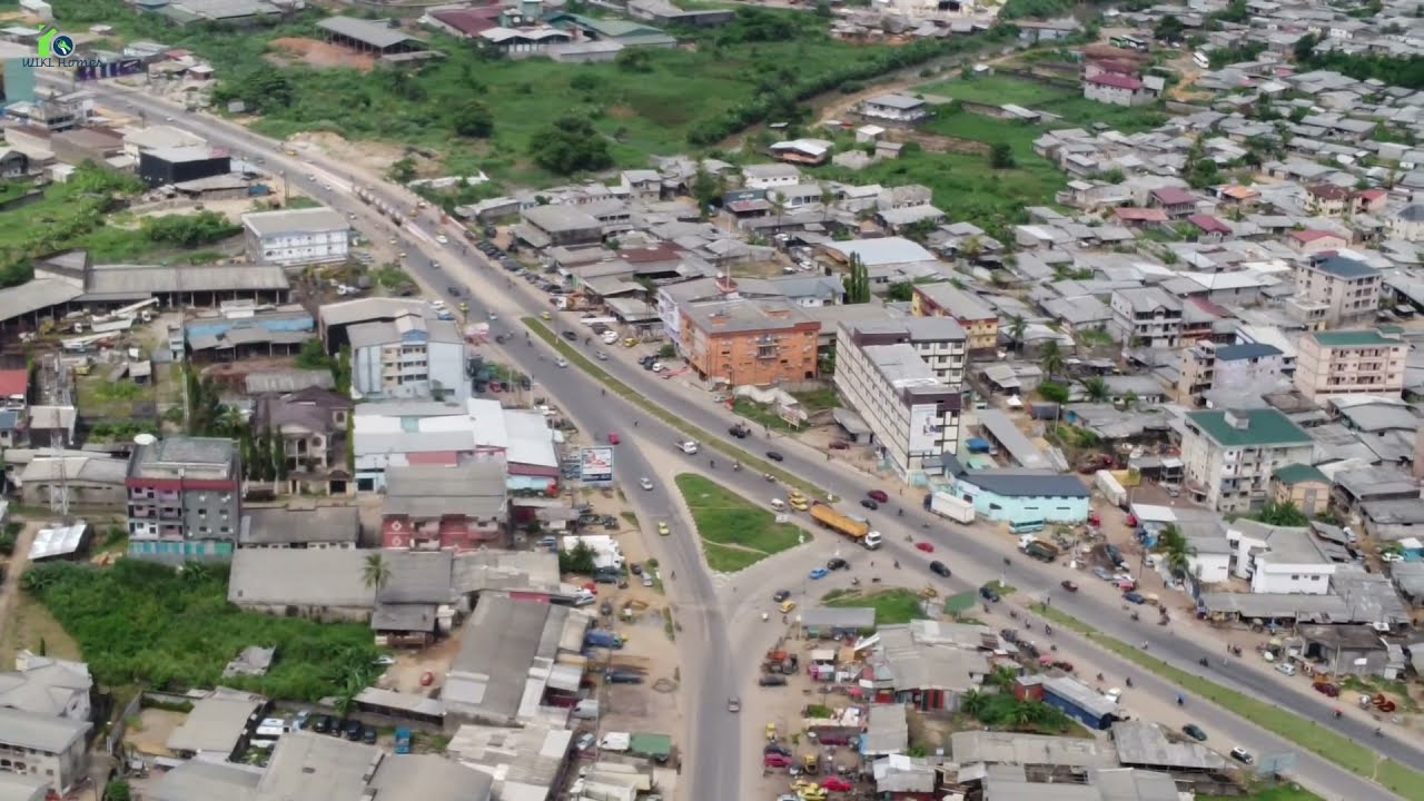 Douala-Bonamoussadi Beautifull 4K Sky view