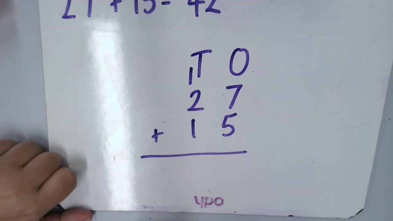 Column addition (with regrouping)