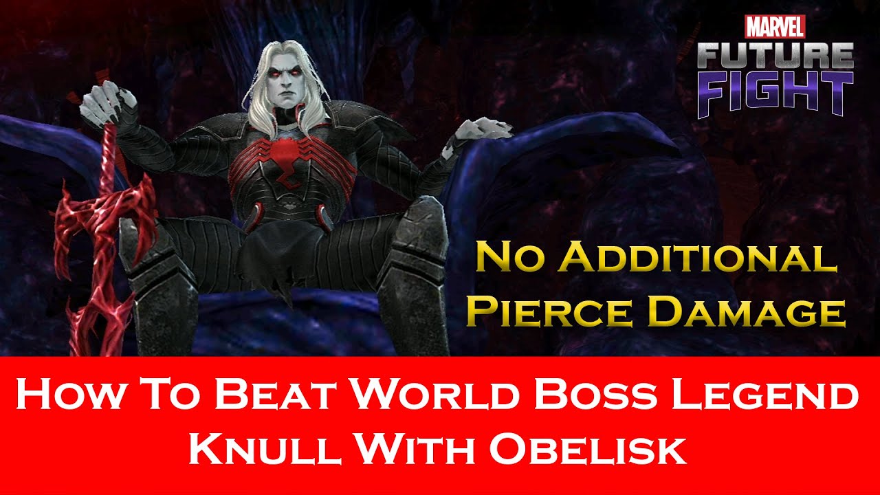How To Beat World Boss Legend Knull Guide - Marvel Future Fight - F2P