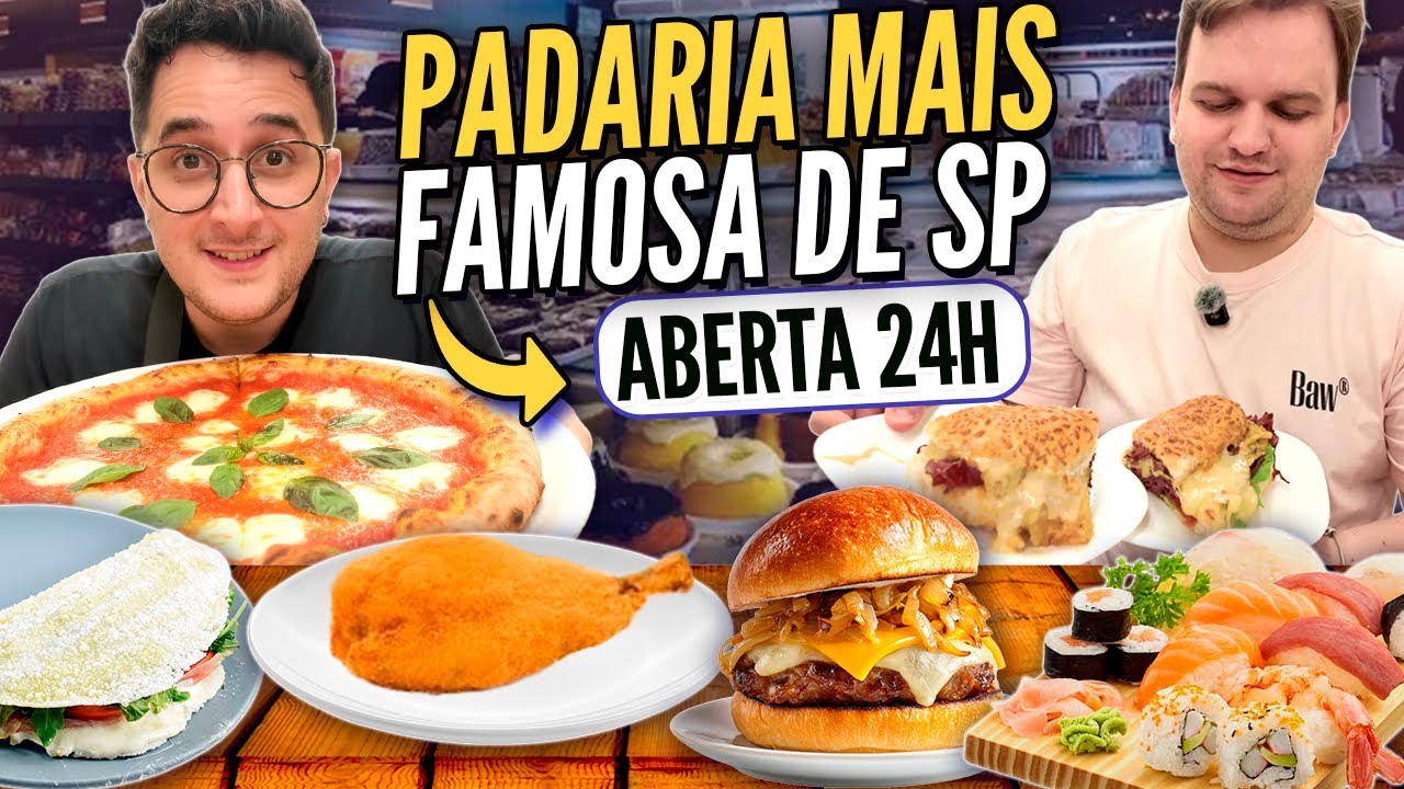 TUDO que COMEMOS na BELLA PAULISTA: Padaria 24h mais FAMOSA de SP