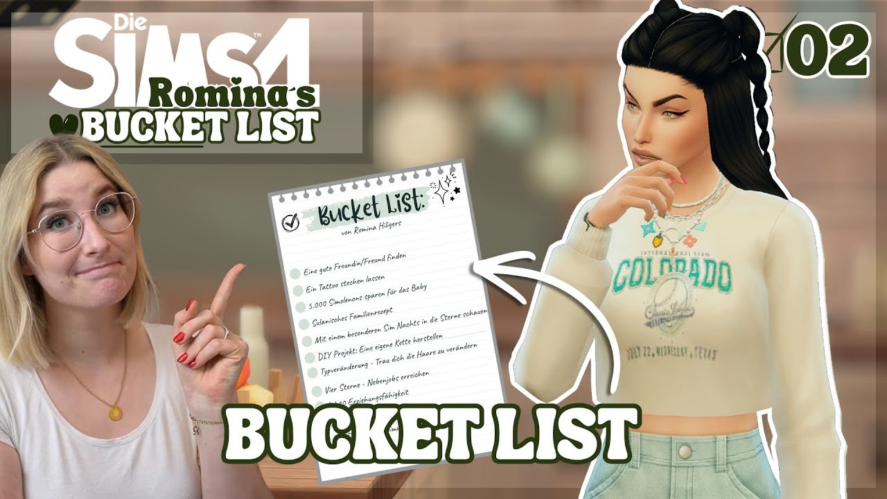Was passiert, wenn Sie nach einer Bucketlist lebt? | Sims4📋Romina´s Bucket List 02 | Insanedra