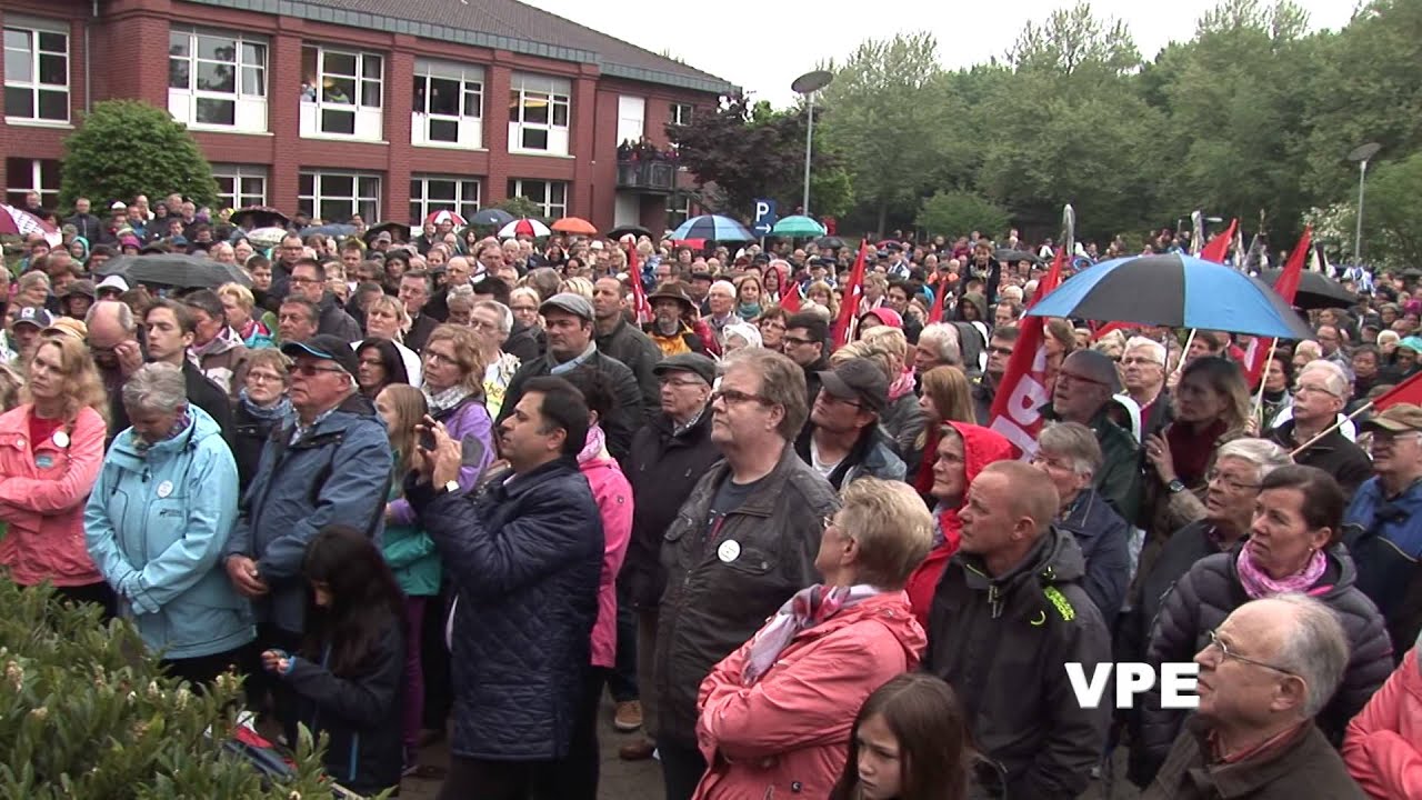 Demo zum Erhalt des Emsdettener Krankenhaus Teil 2- Ansprache vom Bürgermeister