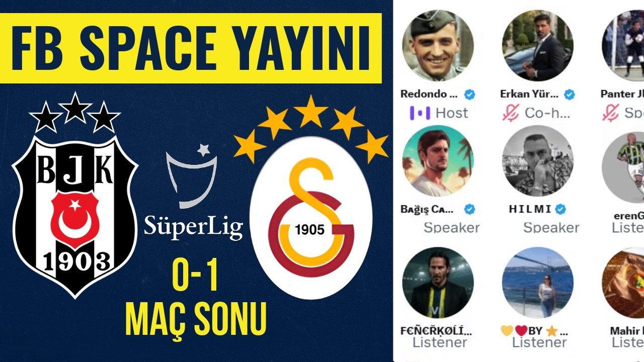Beşiktaş 0-1 Galatasaray Maç Sonu | Fenerbahçe Space Odası