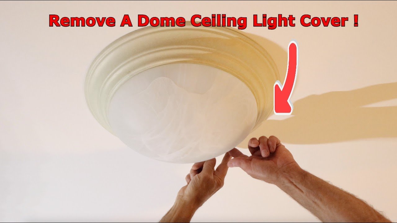 How To Remove A Light Fixture With No Visible Screws
