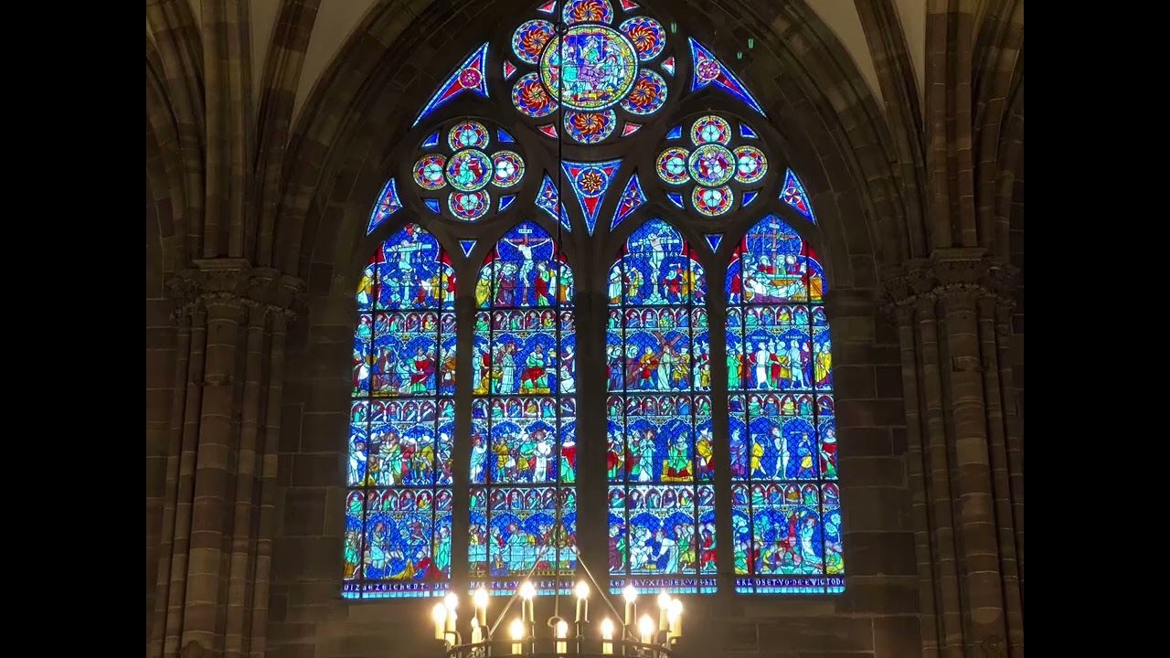 Glocken Lateinische Amt in Notre Dame in Straßburg ( 27.02.22)