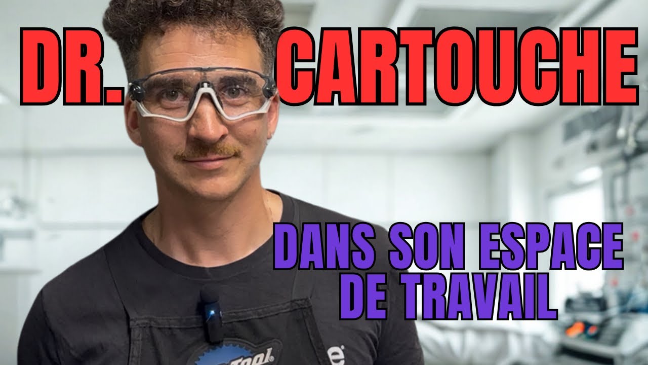 L’espace de travail de DR. CARTOUCHE.