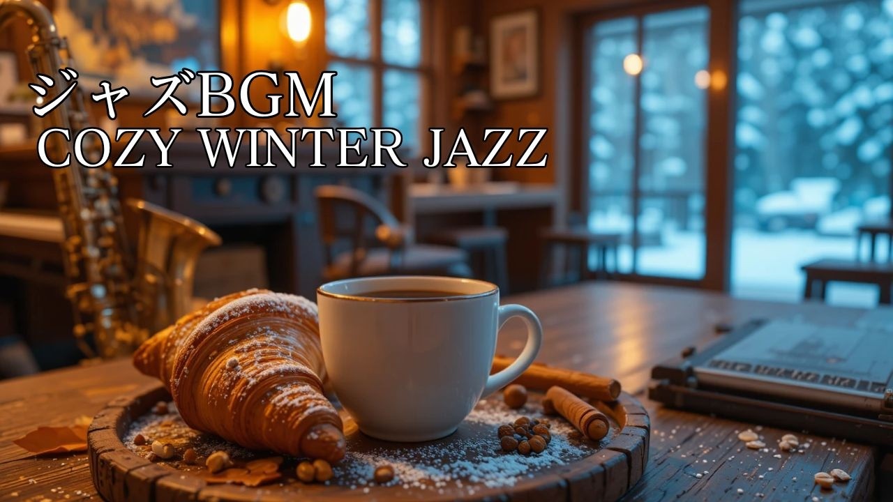 【作業用BGM】静寂に溶けるウィンタージャズ｜長時間集中をやさしく支える冬BGM ❄️🕯 | Cozy Winter Jazz for Focus