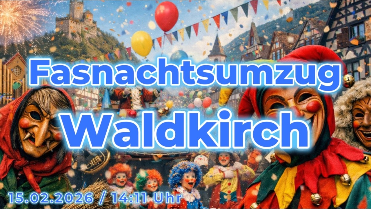 Fasnachtsumzug in Waldkirch am 15.02.2026