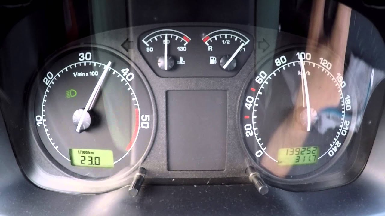 Škoda Octavia 1.9TDI 81kW - acceleration 0-160km/h HD
