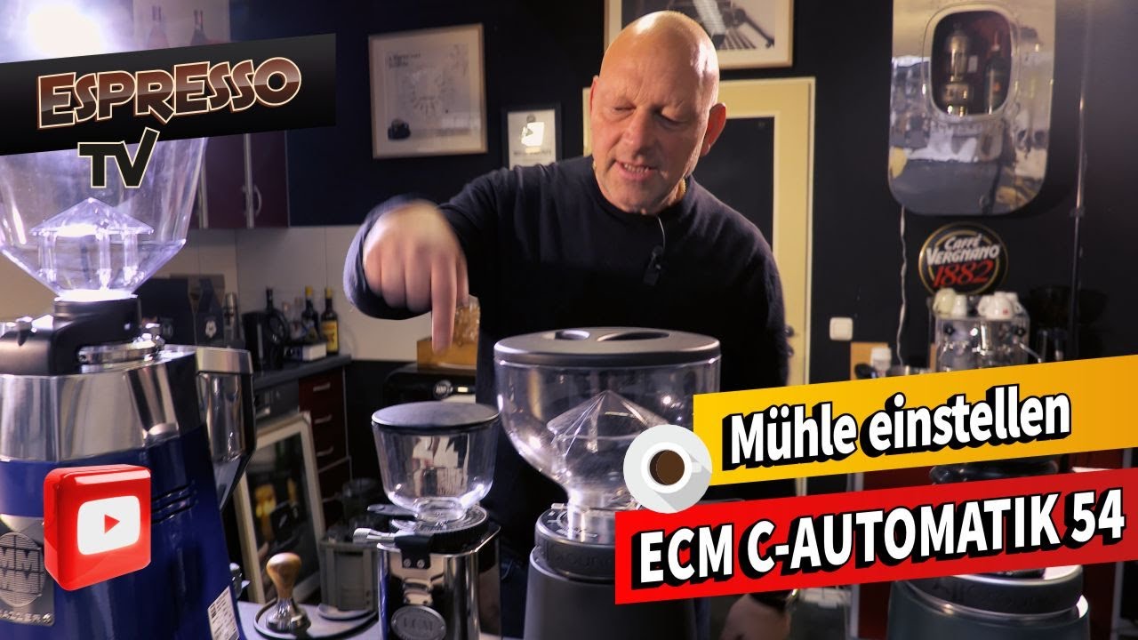 Mühle einstellen - ECM C Automatik 54