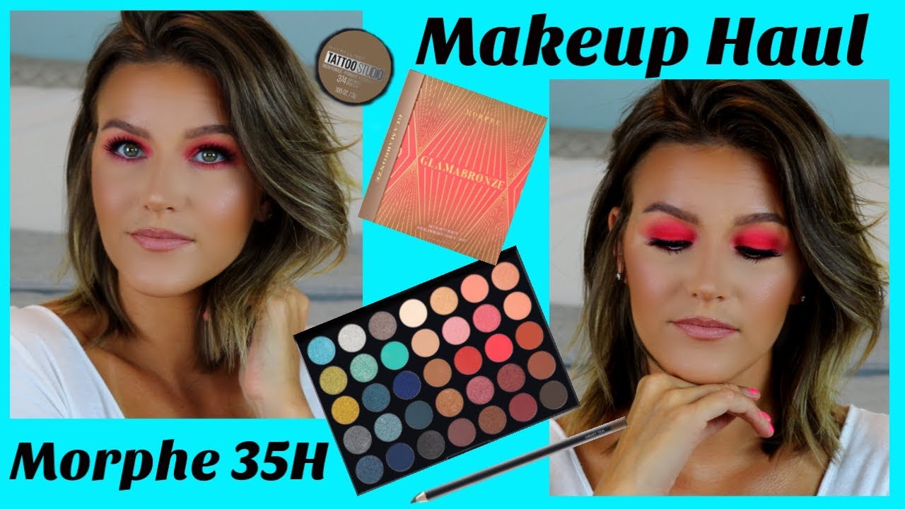 MINI MAKEUP HAUL/ Try on & Tutorial (Morphe 35H)