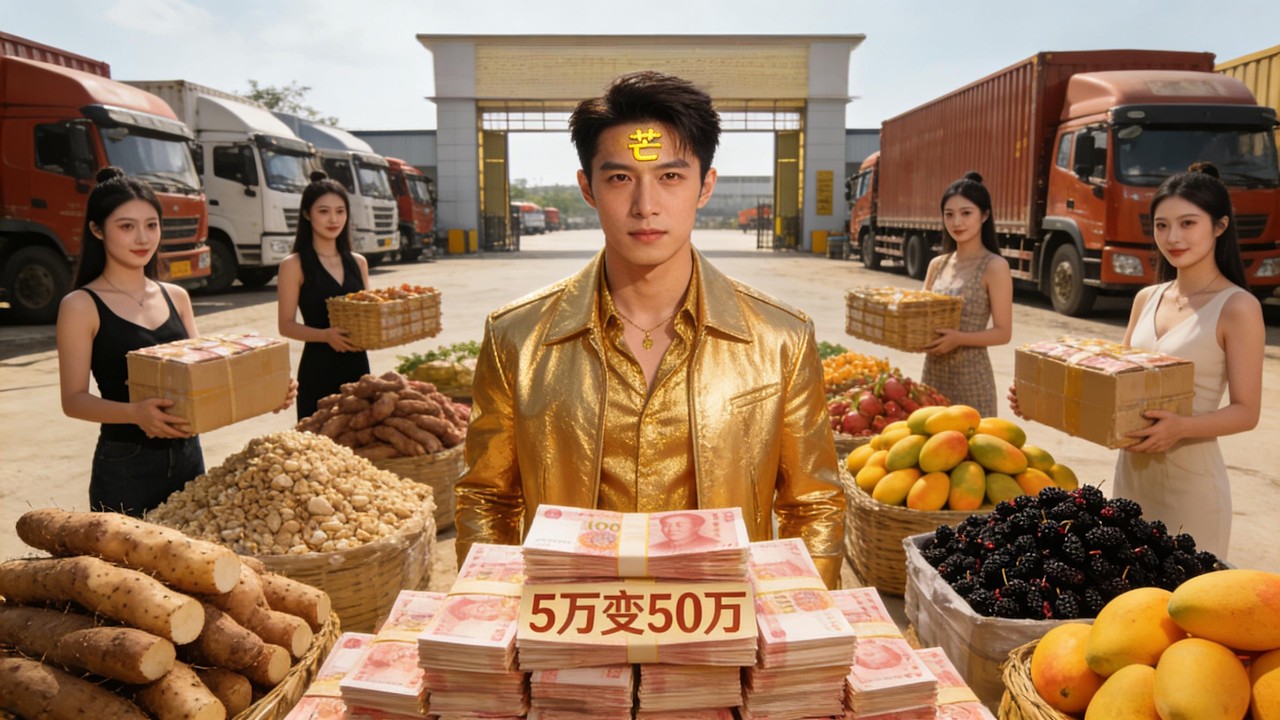 In debt, he gains 
