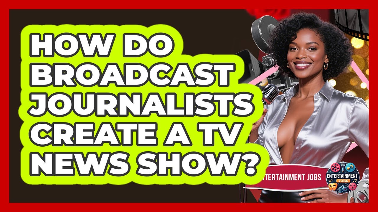 How Do Broadcast Journalists Create A TV News Show? - Entertainment Jobs