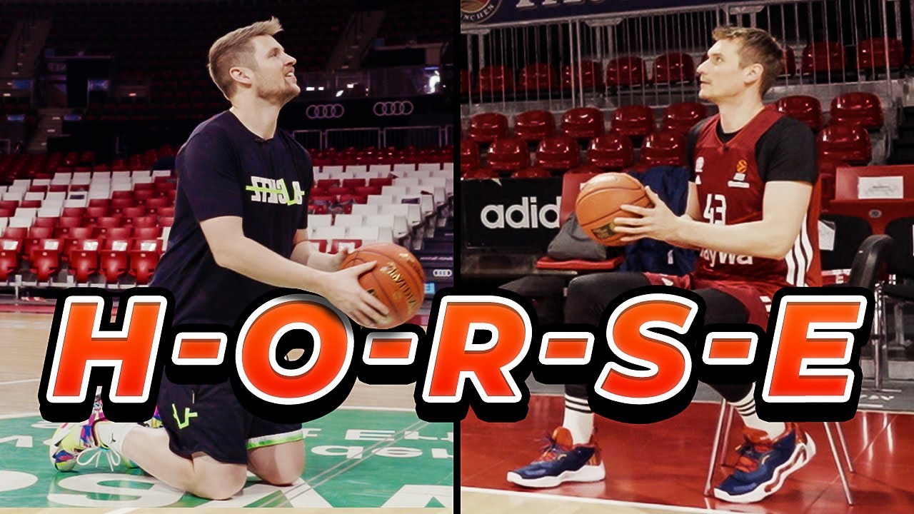 HORSE BATTLE gegen Leon Rado&scaron;ević vom FC Bayern Basketball