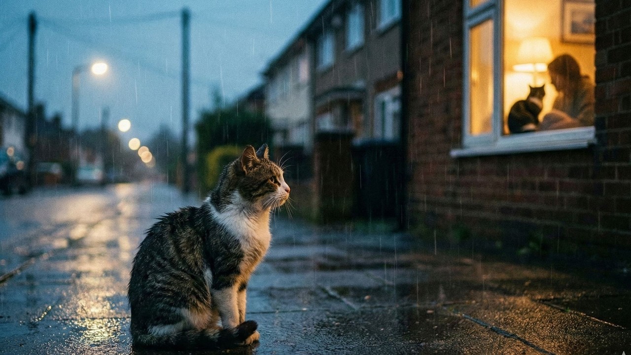 野良猫の独白「僕の分岐点」| A Stray's Monologue#60代 #60s #cat #猫 #保護猫 #sleepycatbeats#猫の物語 #lofijazz  #僕の分岐点