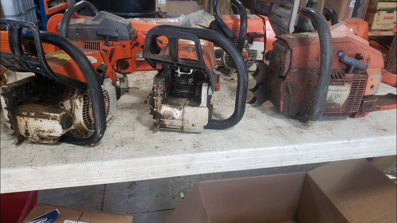 How to clean your dirty chainsaw the fast way.