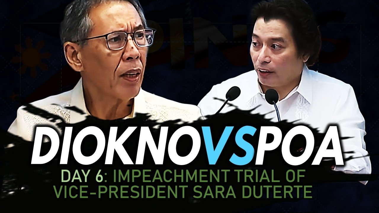 Day 6: VP Sara Duterte Impeachment Trial | Harapang Chel Diokno vs. Atty. Poa (2/3)