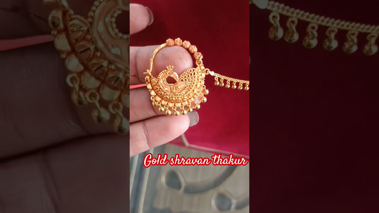 Gold Nathiya Designs 